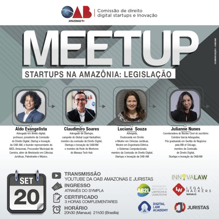 Meetup – STARTUPS NA AMAZÔNIA : LEGISLAÇÃO