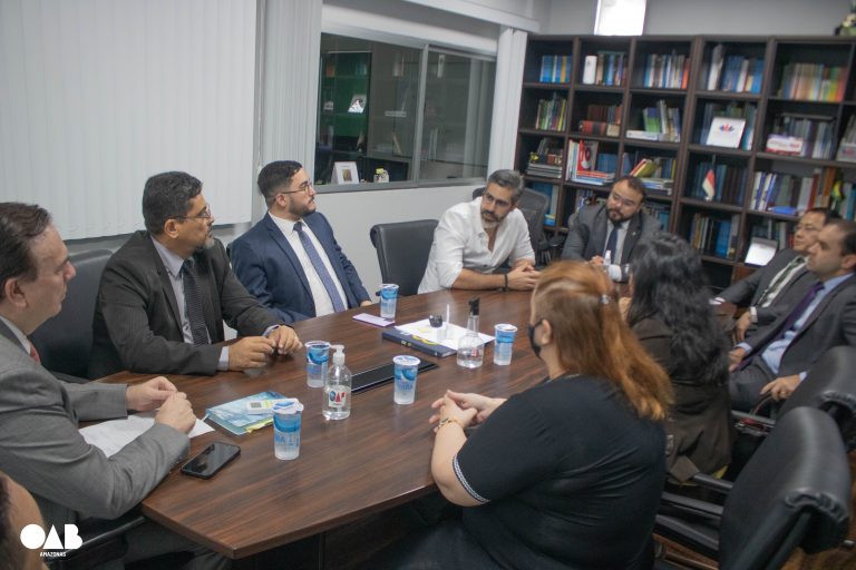 OAB-AM reúne com membros do TRE