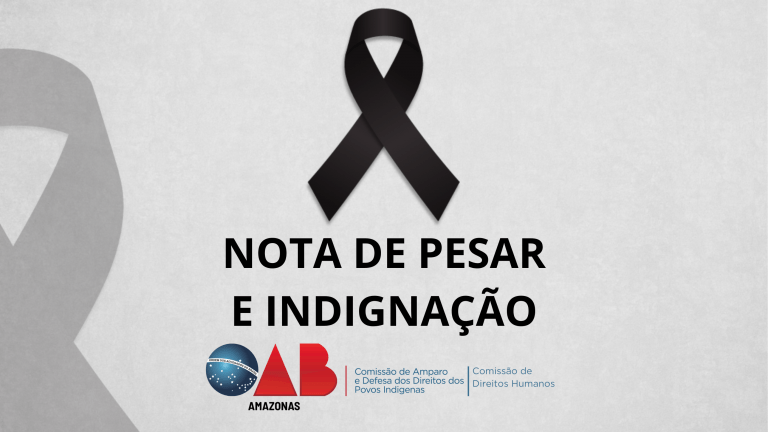 Comissões da OAB-AM publicam nota de pesar e indignação ao povo indígena Yanomami
