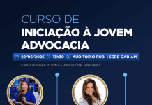 OAB Jovem Amazonas abre inscrições para Curso de Iniciação à Jovem Advocacia